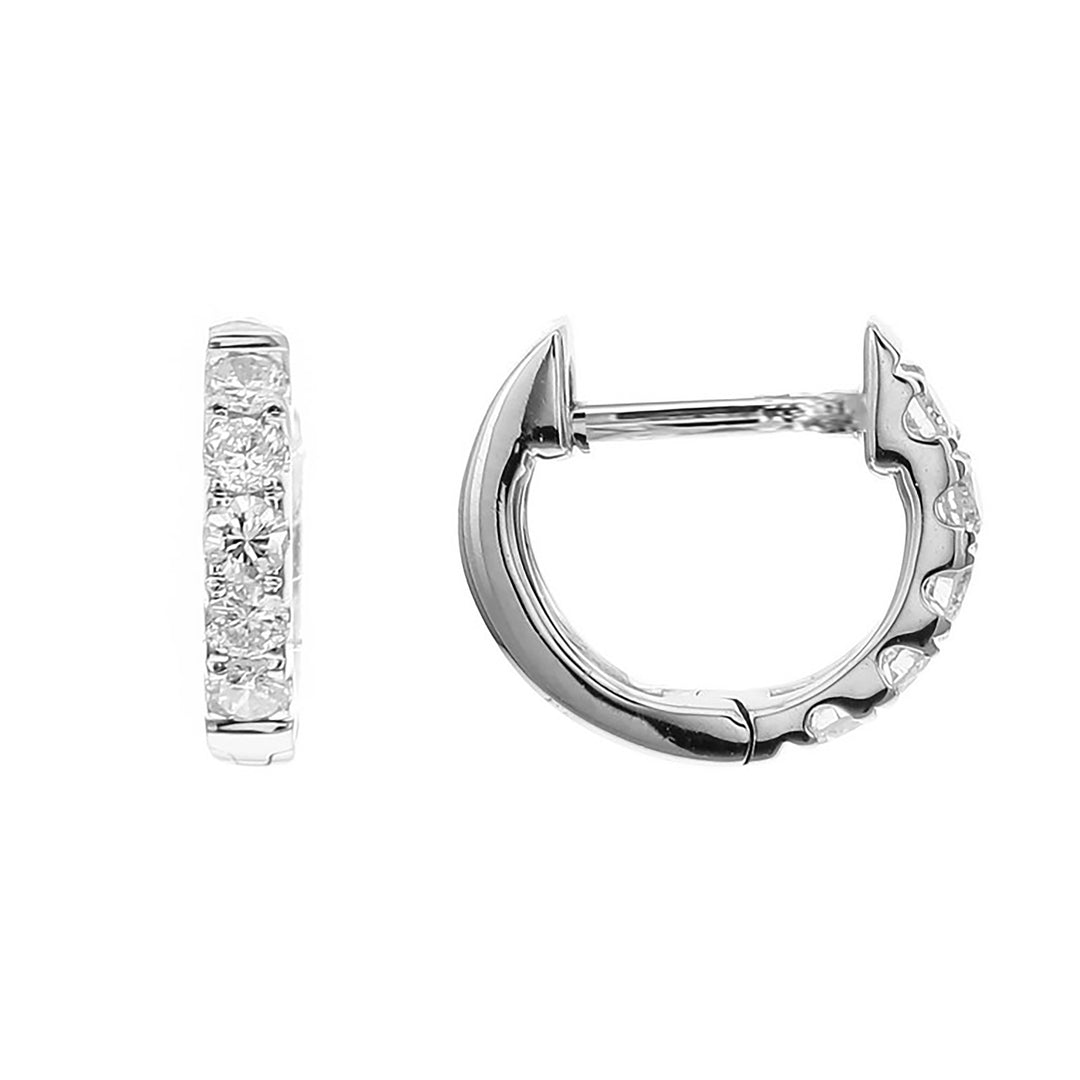 .22 Carat Diamond Huggie Hoops