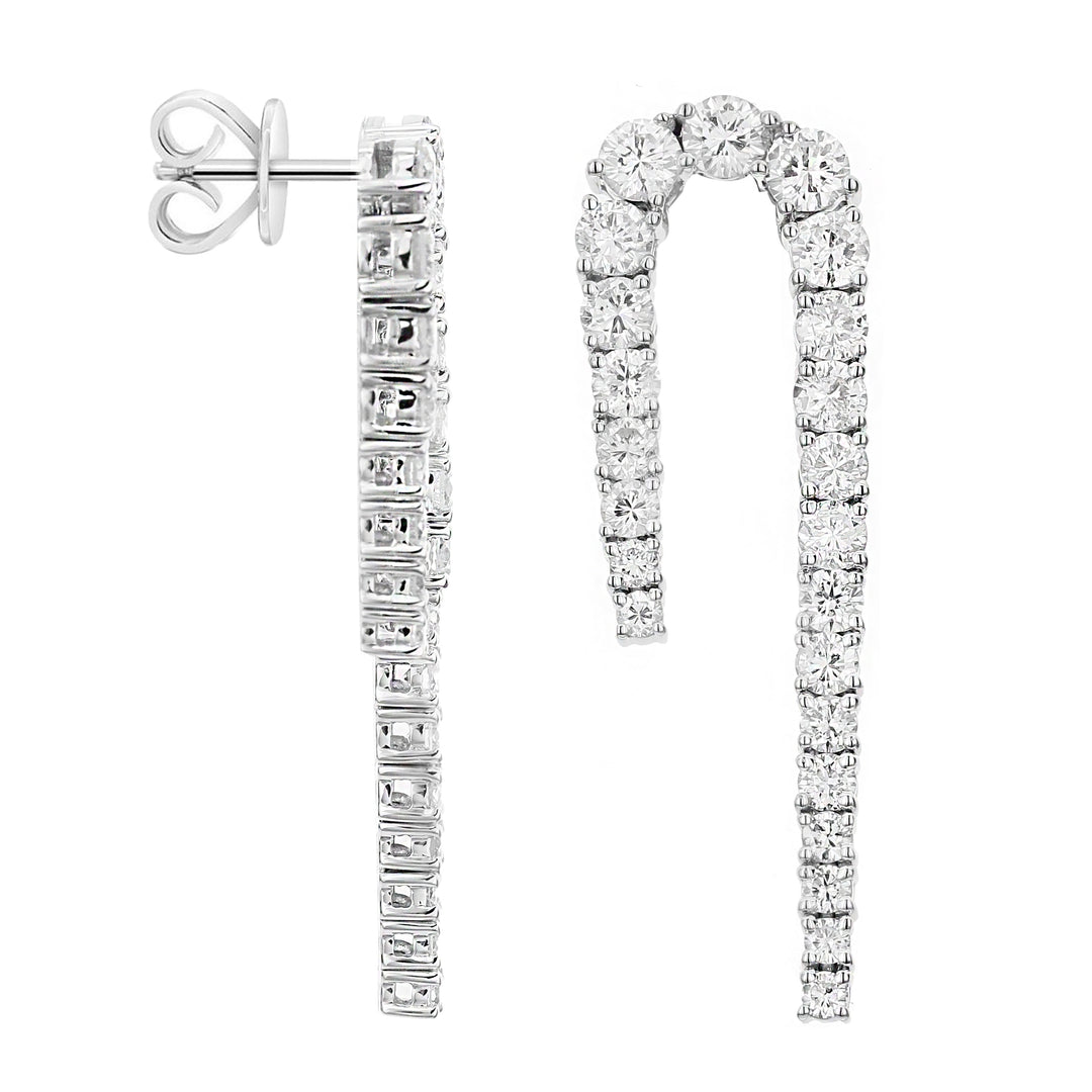 Diamond Drop Earrings