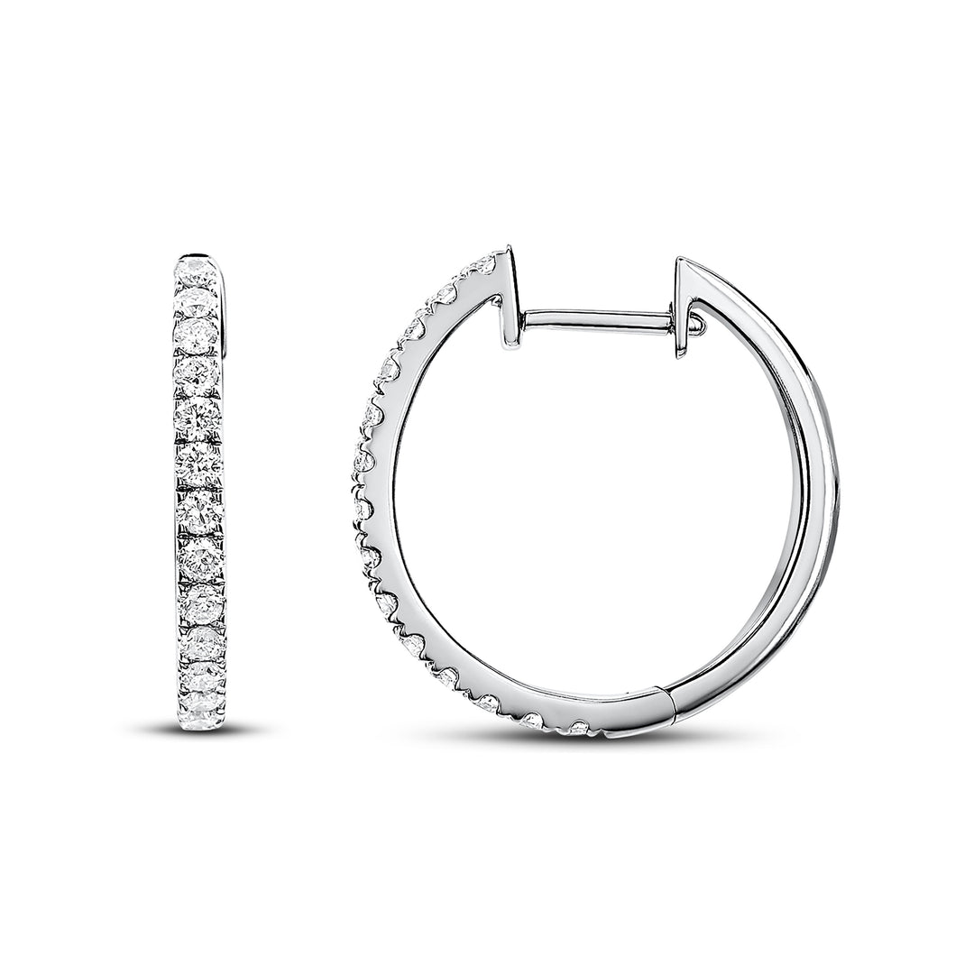 .15 Carat Diamond Huggie Hoops
