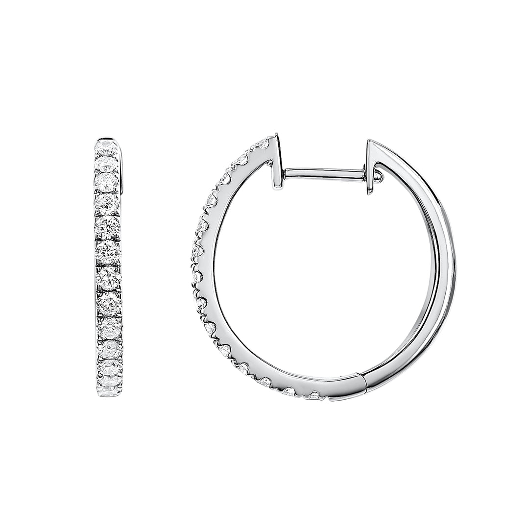 .15 Carat Diamond Huggie Hoops