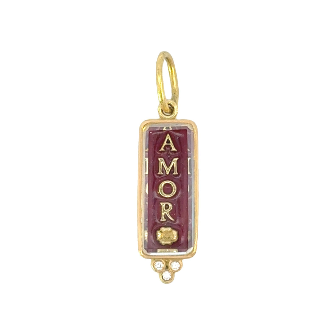 Enamel Amor Charm