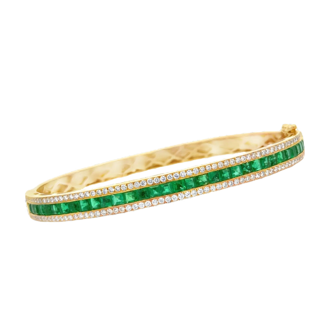 Emerald and Diamond Bracelet