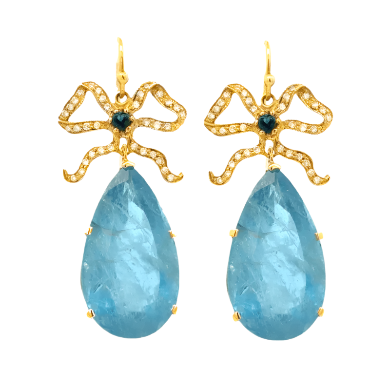 Bow Drop Earrings