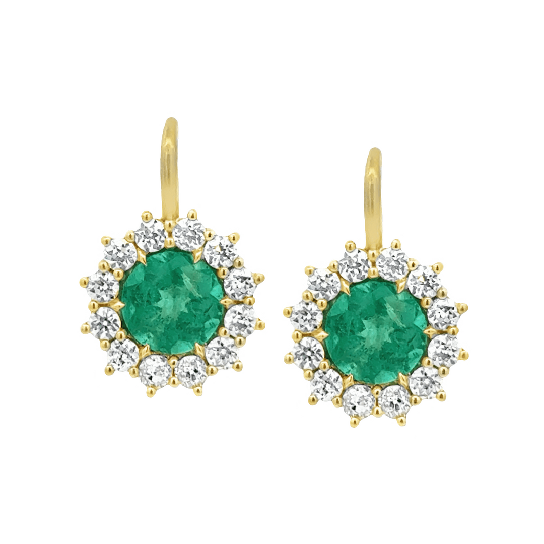 Emerald Drop Earrings