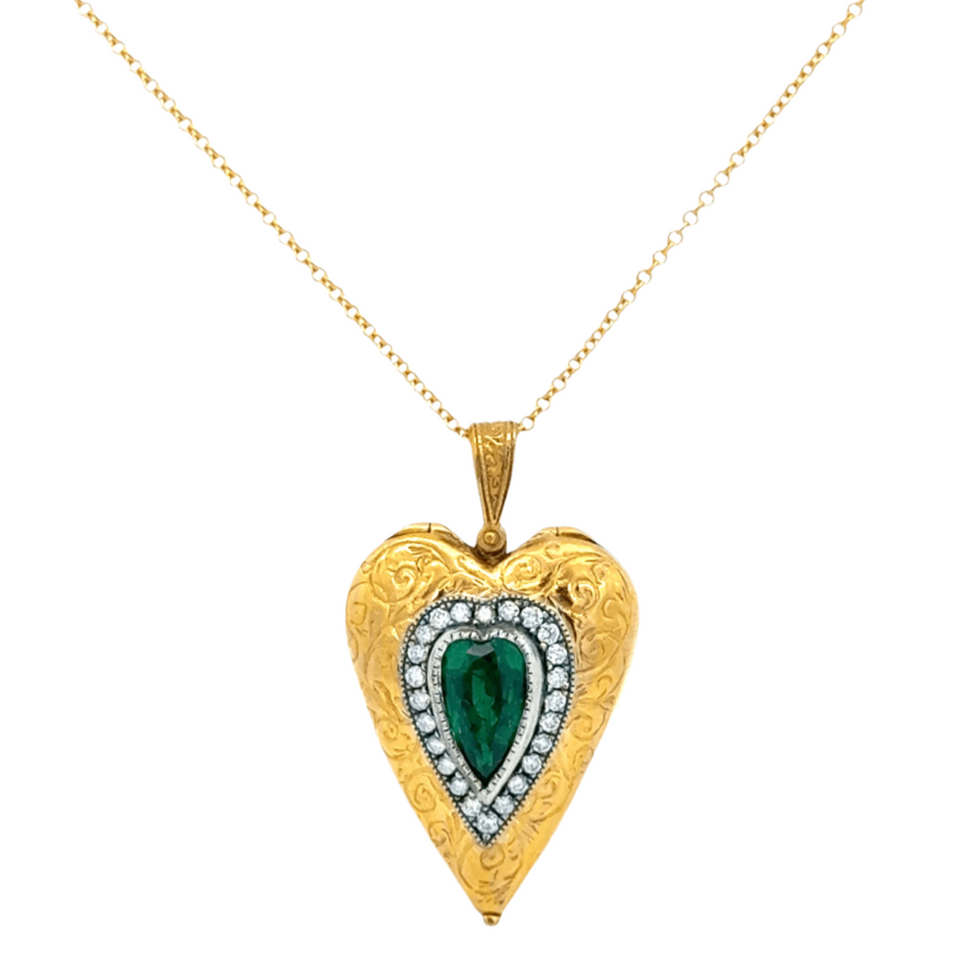Emerald Love Locket