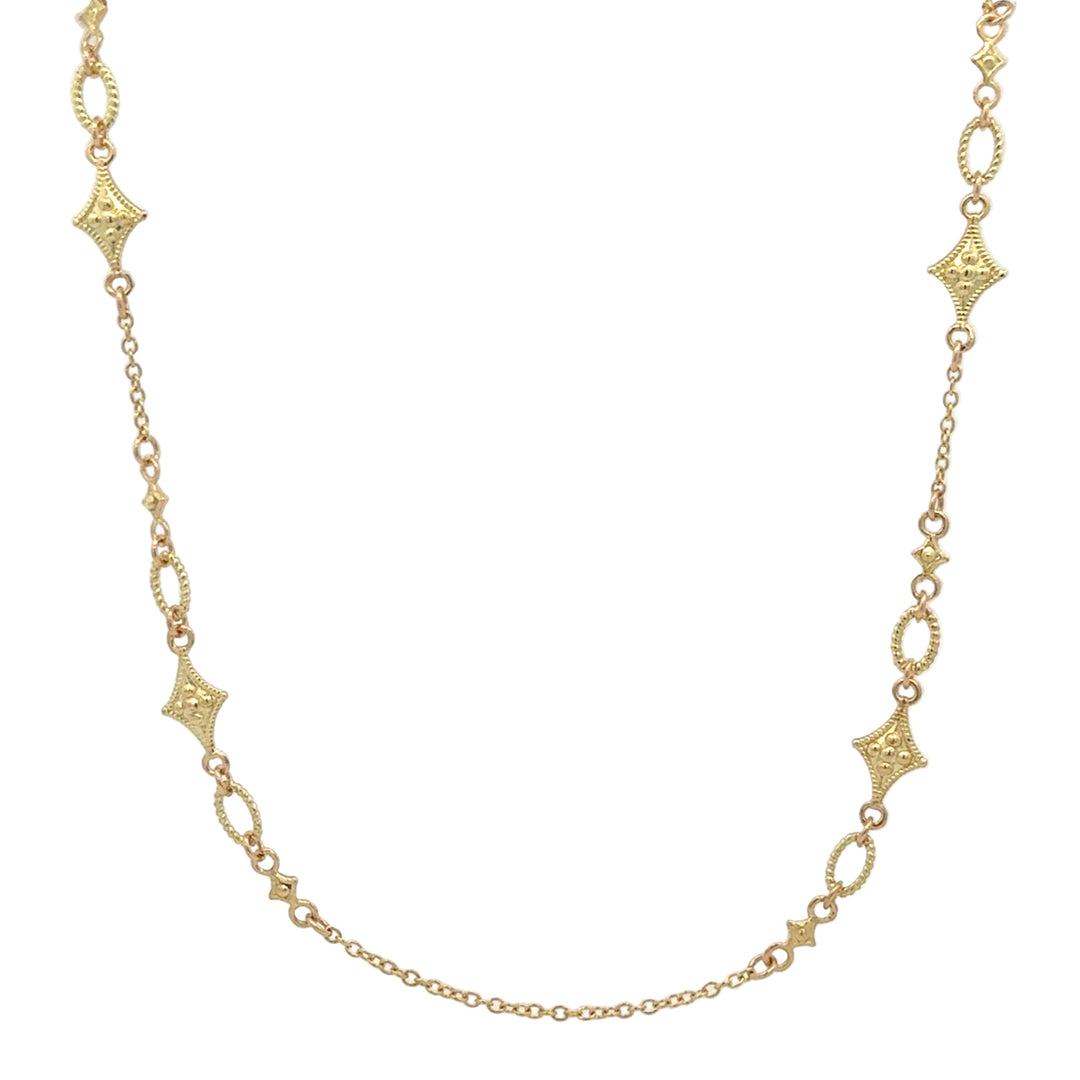 Crivelli and Oval Link Necklace