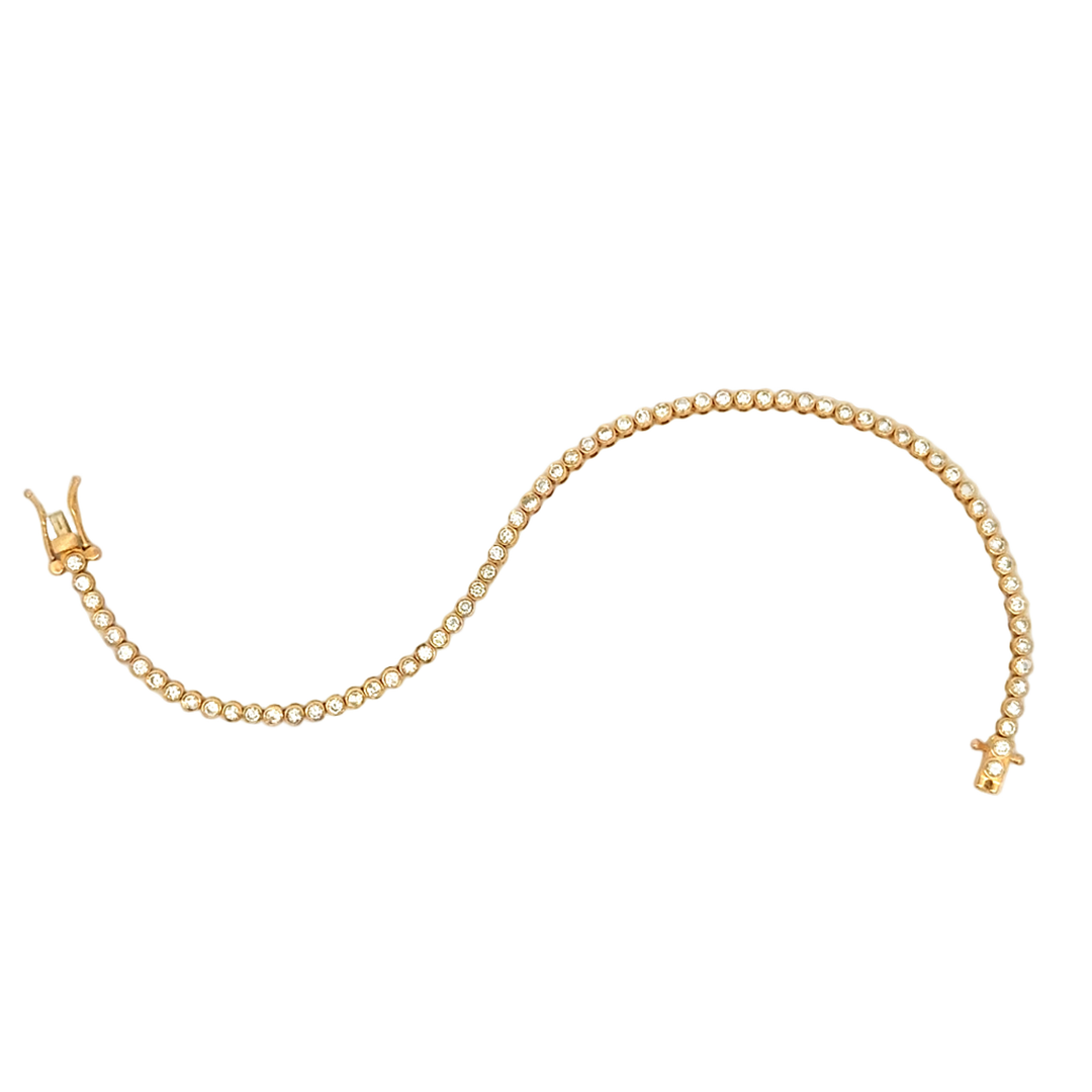Round Diamond Tennis Bracelet