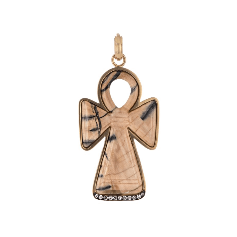 Mammoth Ankh Cross Pendant