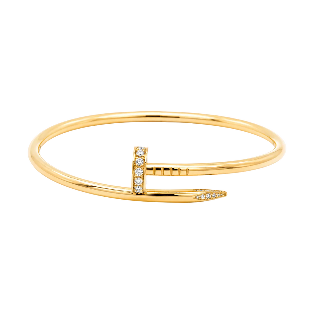 .62 Carat Diamond Nail Bracelet