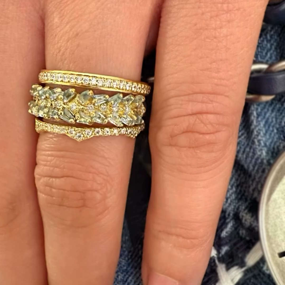 Pointed Diamond Band
