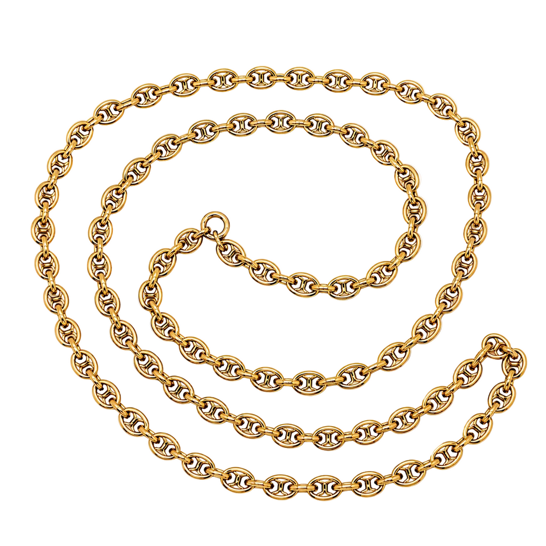 36" Vintage Fancy Link Chain