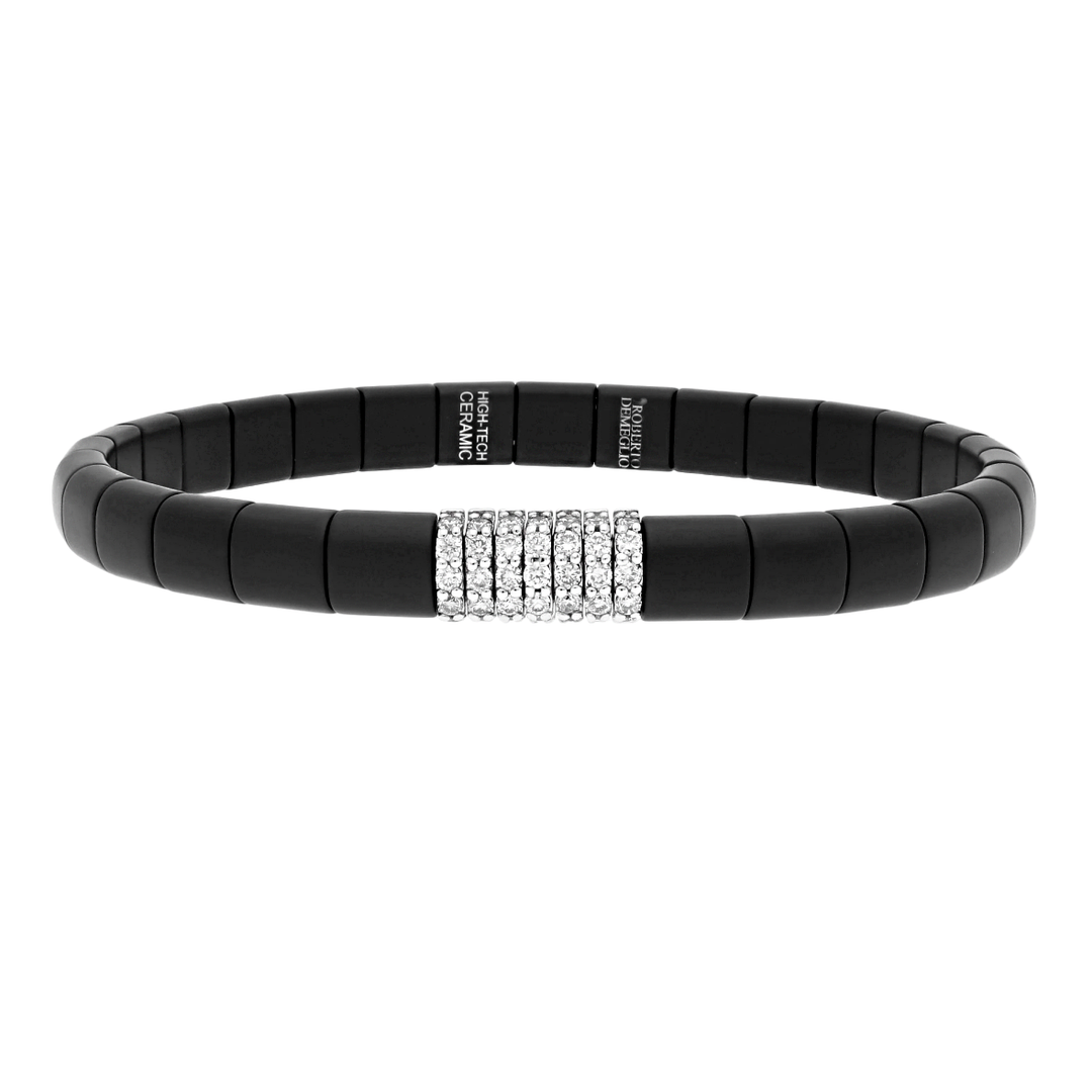 Pura Ceramic Diamond Stretch Bracelet