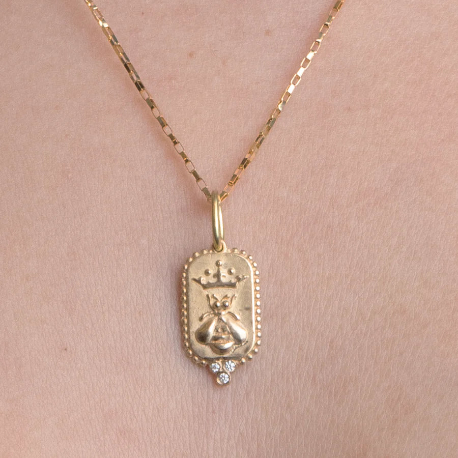 Small Queen Bee Charm