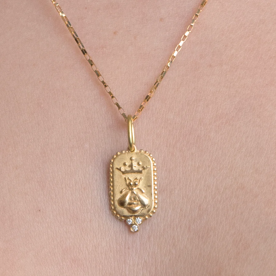 Small Queen Bee Charm