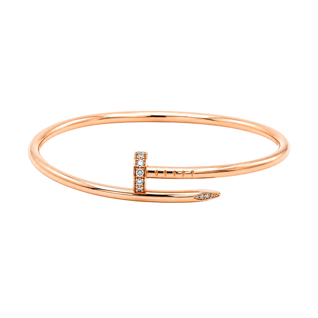 Small Diamond Nail Bracelet