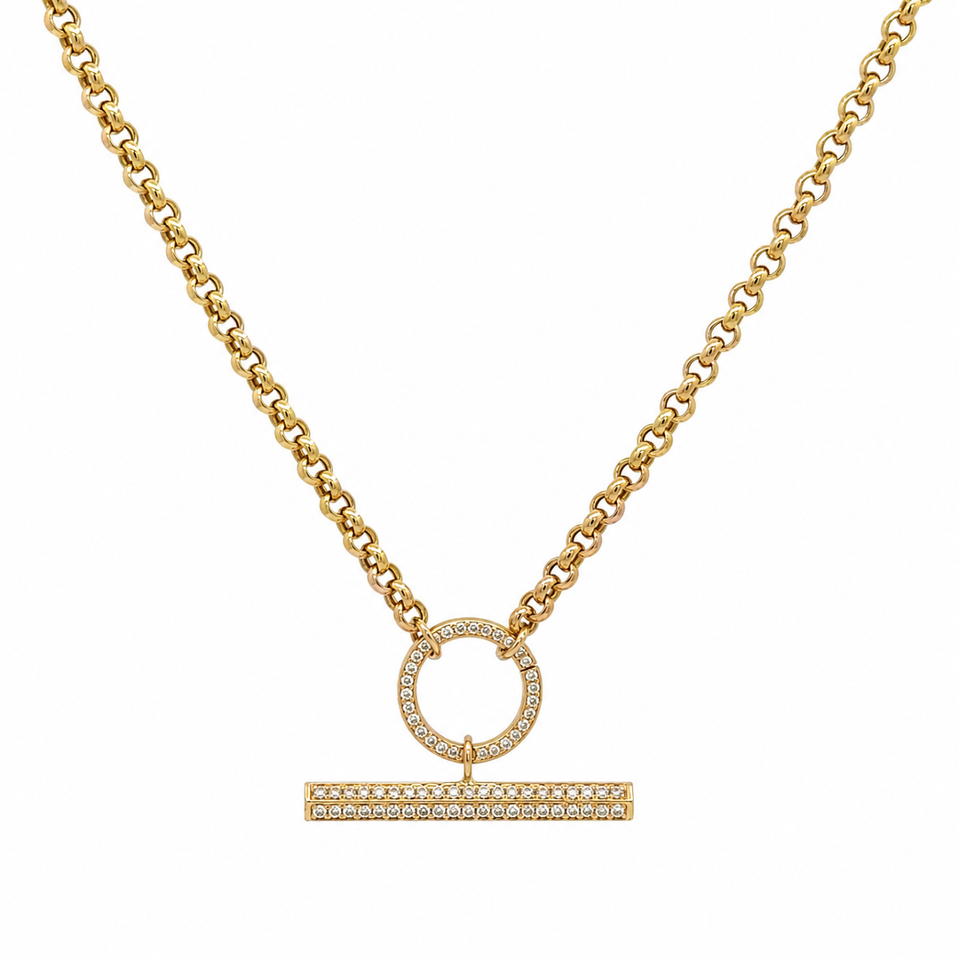 Diamond Toggle Necklace