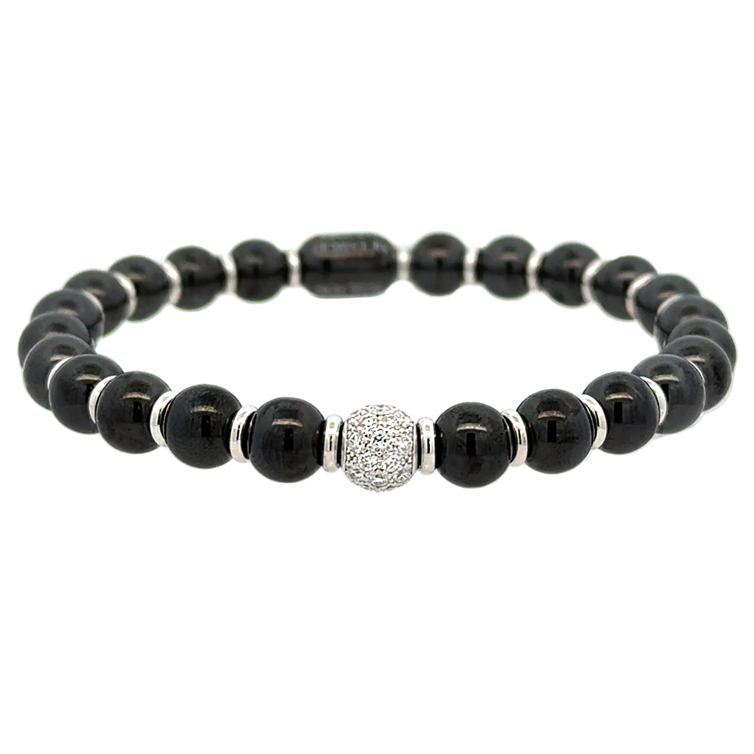 Sfera Diamond Bead Stretch Bracelet