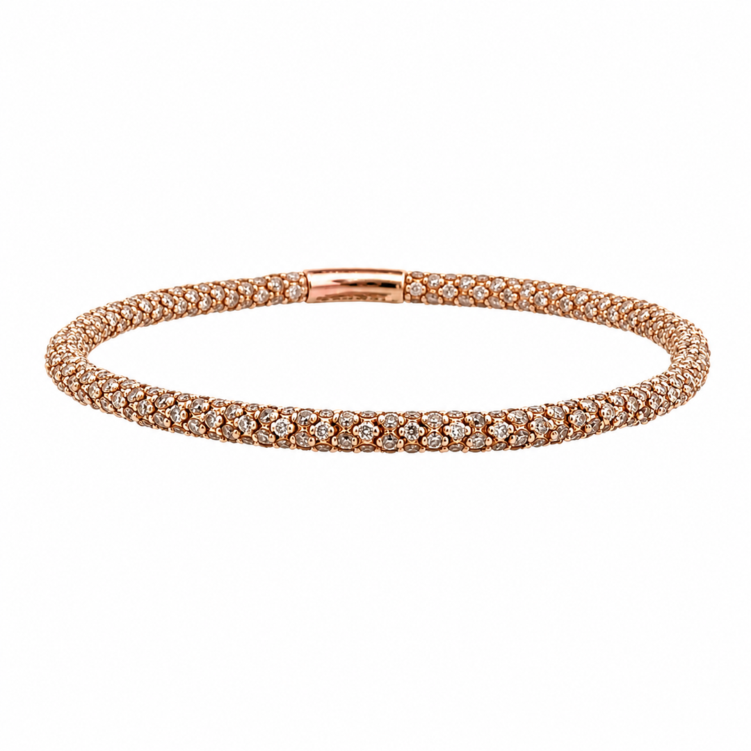 Gioconda Brown Diamond Stretch Bracelet