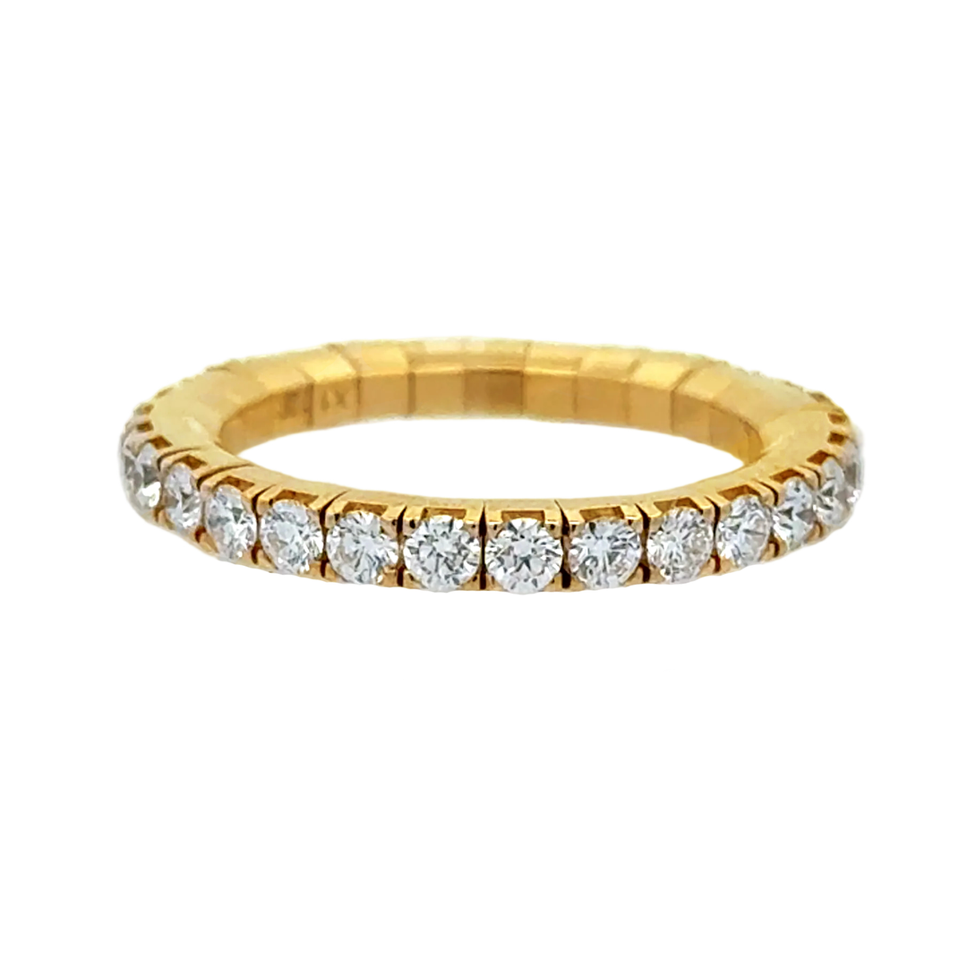 1.36 Carat Diamond Eternity Stretch Band