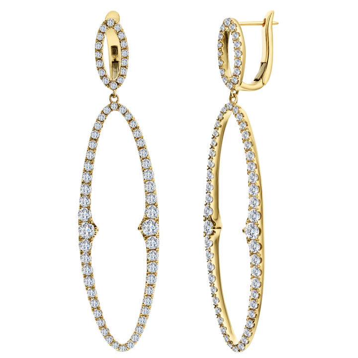Diamond Drop Earring