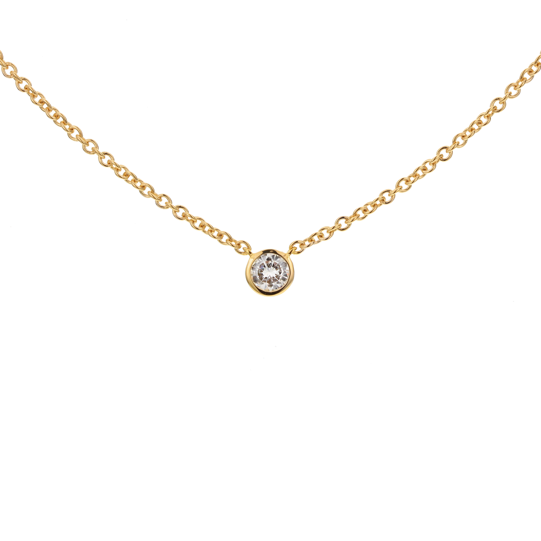 Diamond Solitaire Necklace