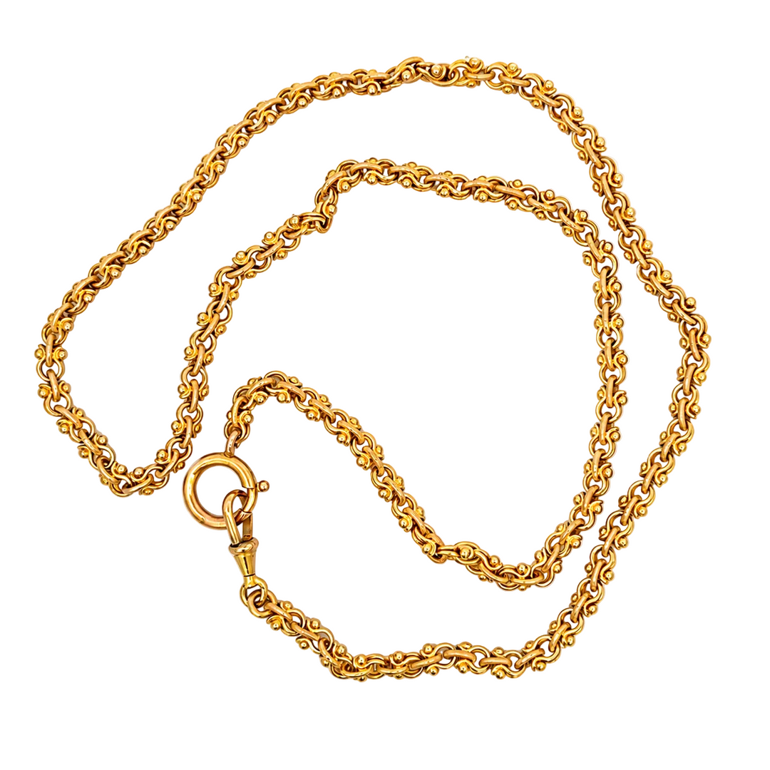 25" Vintage Fancy Link Chain