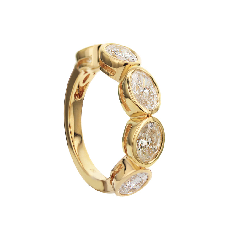 Oval Diamond Band