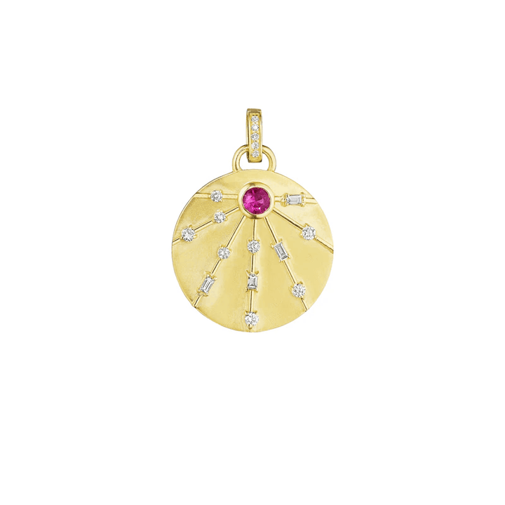Pink Sapphire Energy Medallion