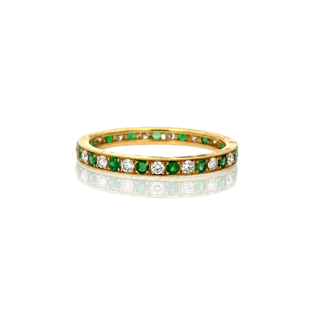 Emerald and Diamond Band