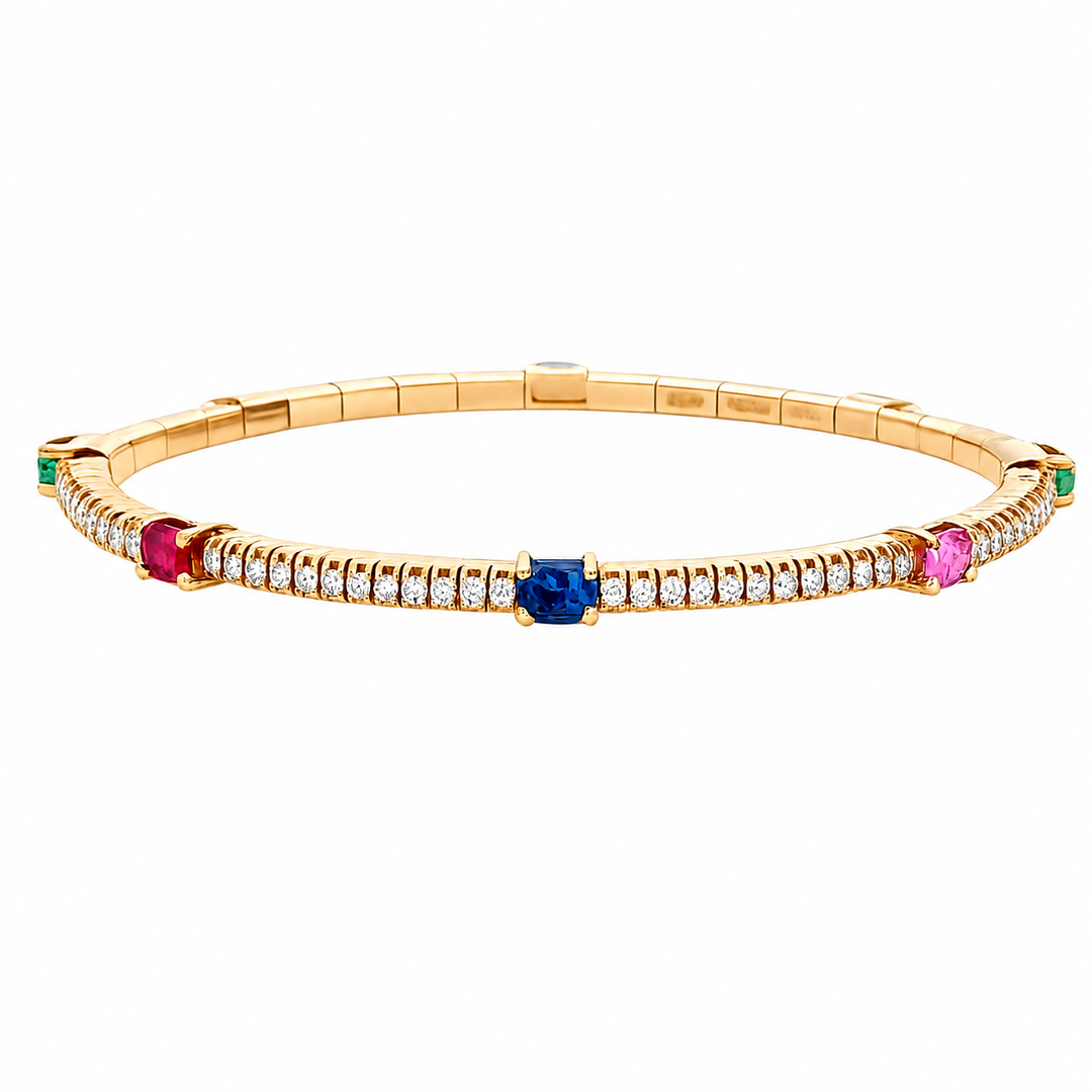 Gemstone & Diamond Bracelet