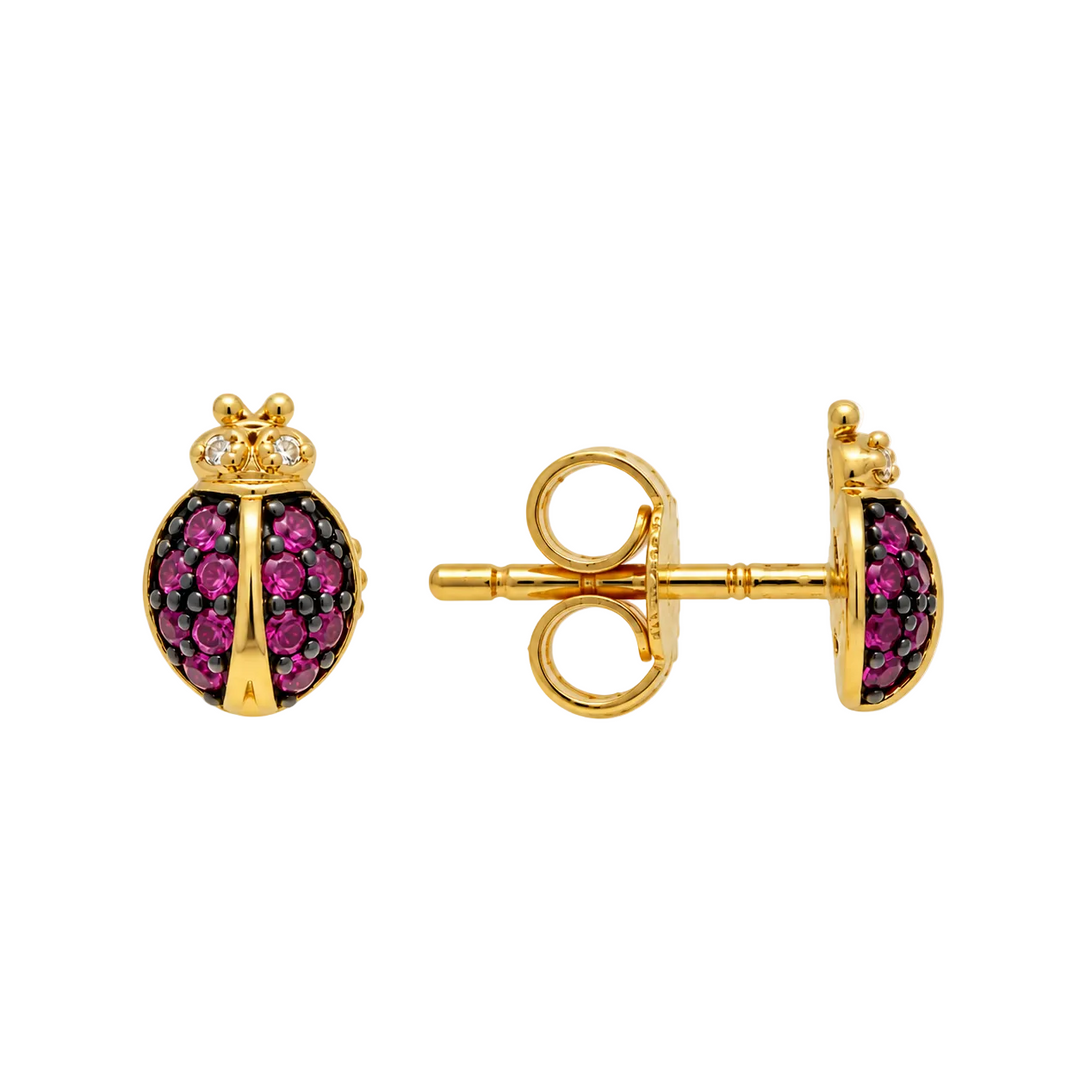 Pave Ladybug Stud