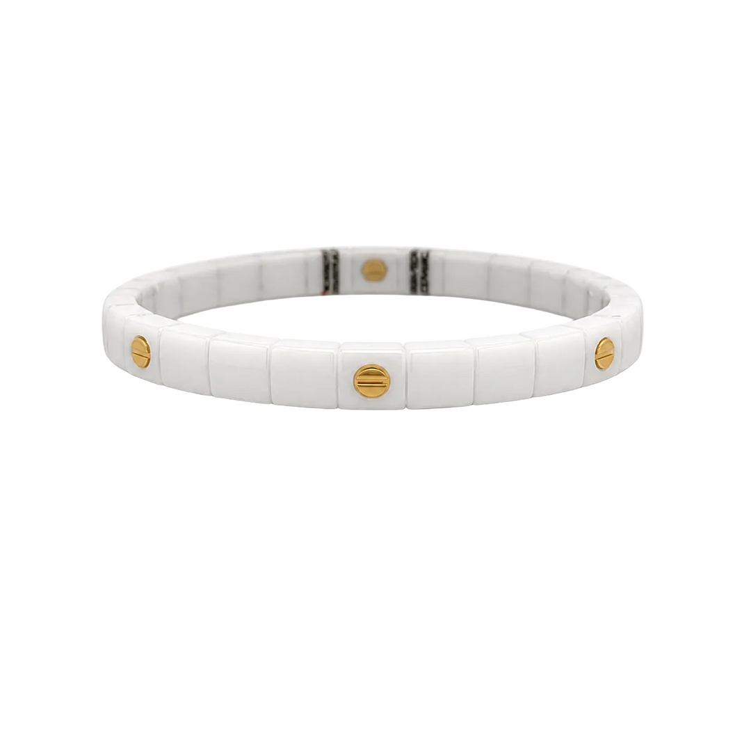 Scacco Seven Screw Stretch Bracelet