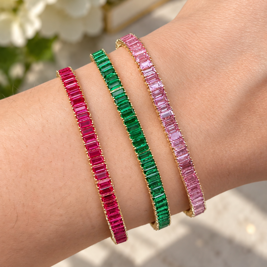 Ruby Tennis Bracelet