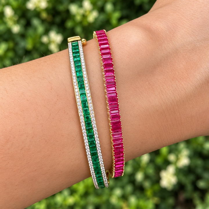 Emerald and Diamond Bracelet