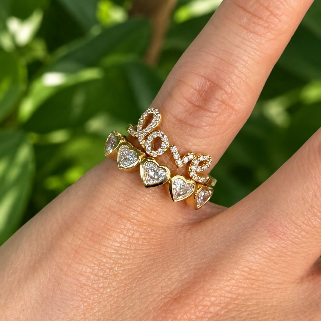 Diamond Love Ring