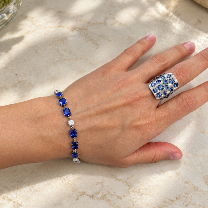 Twinkle Spinel Ten Table Ring