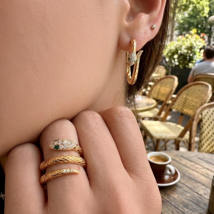 Coiled Snake Ring