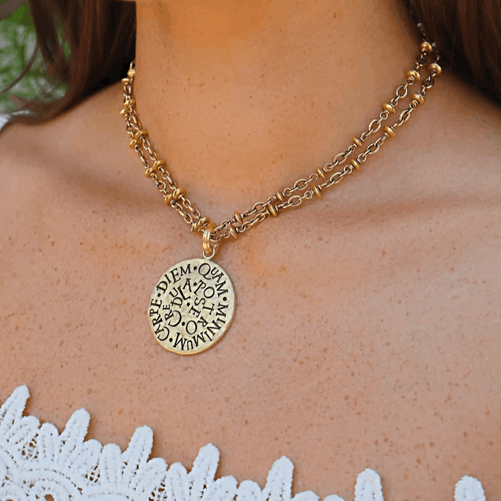 Disc Bead Necklace