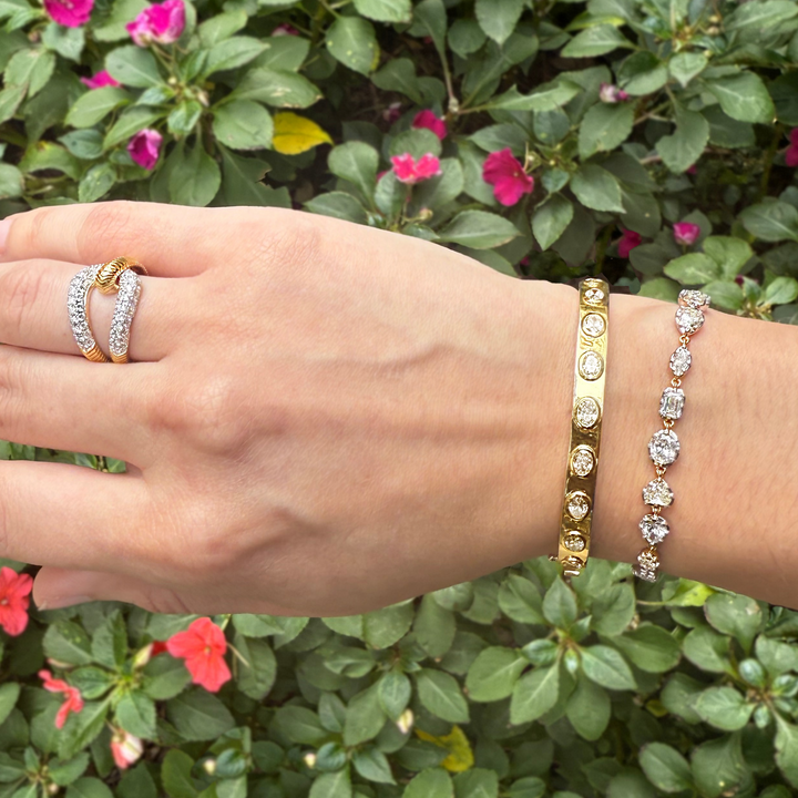 Spaced Diamond Bracelet