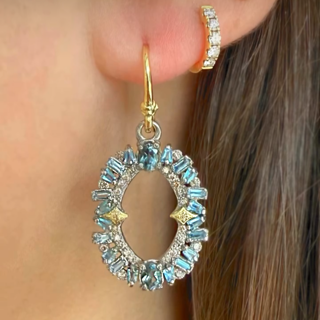 Aquamarine Drop Earrings