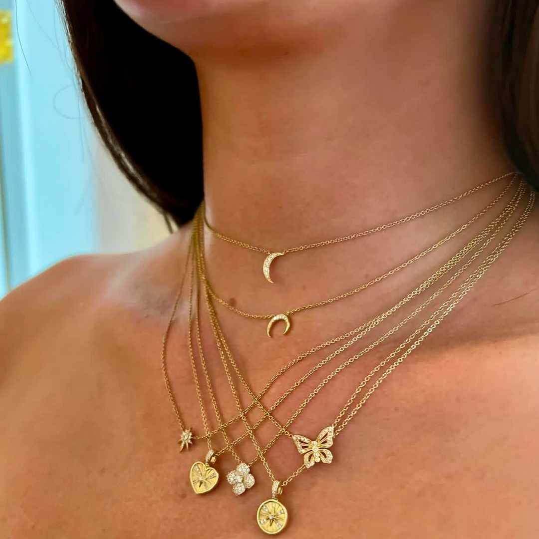 Petite Crescent Moon Necklace