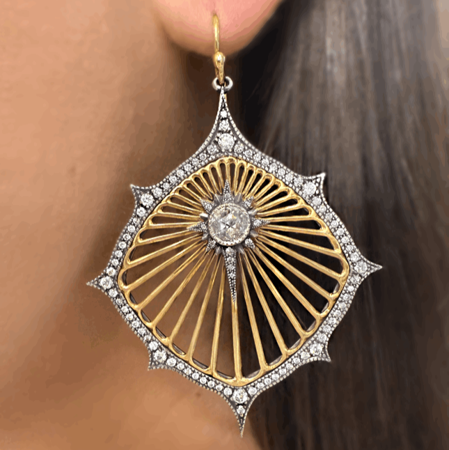 Diamond Drop Earrings