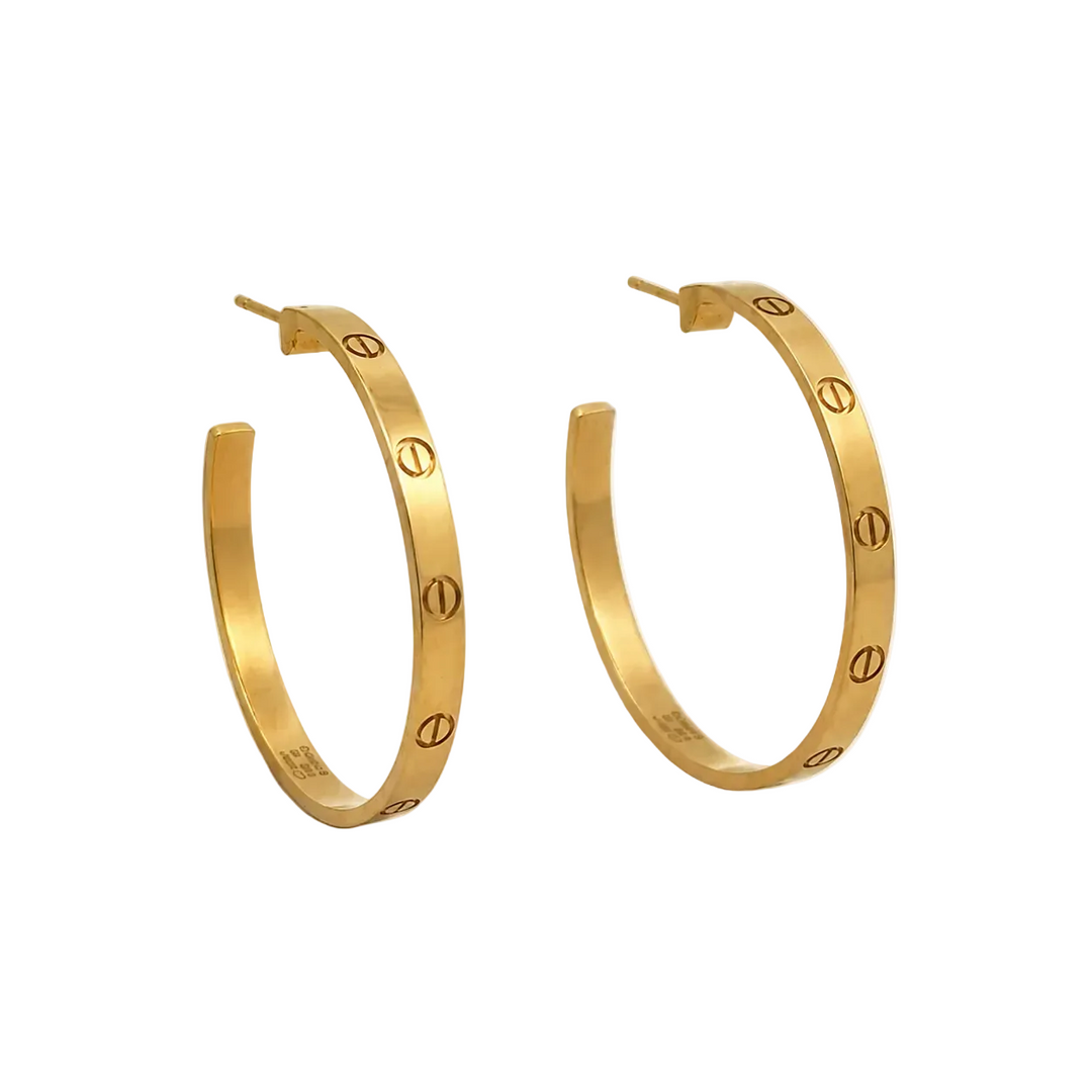 Gold Hoop Earrings