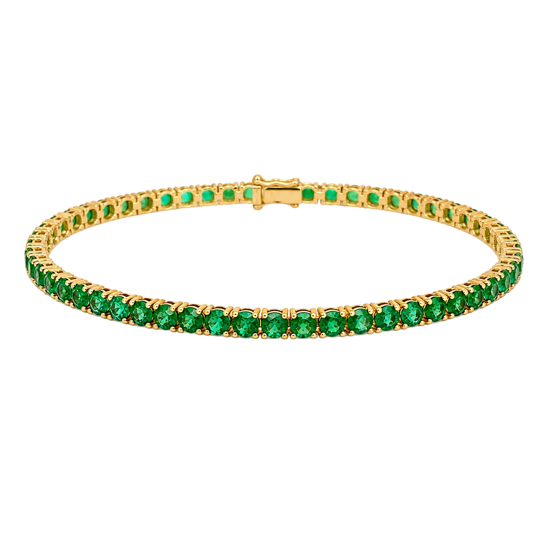 Emerald Tennis Bracelet