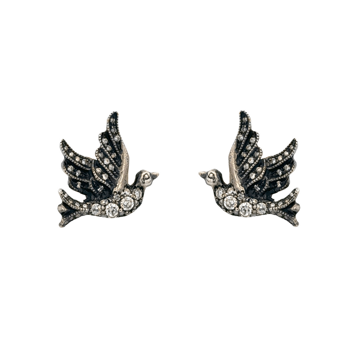 Love Birds Stud Earrings