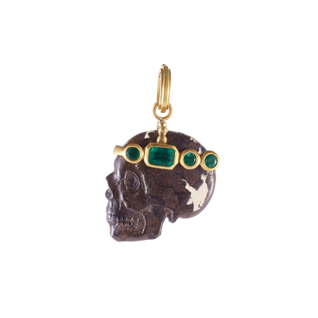 King Opal Skull Pendant