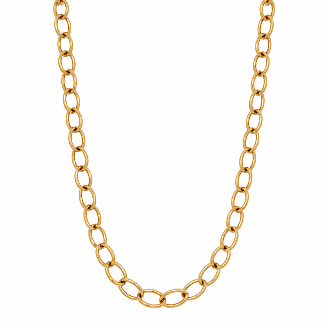 Classic Large Oval Loopy Chain 28"