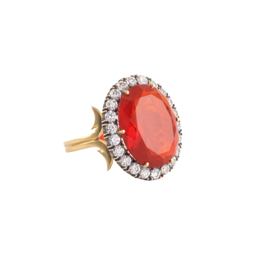 Fire Opal Ring