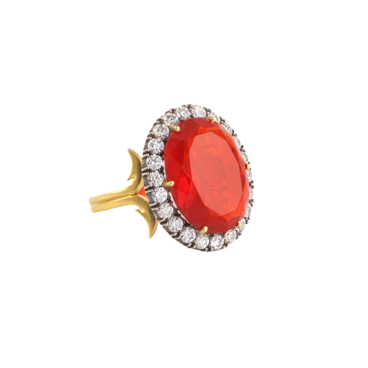 Fire Opal Ring