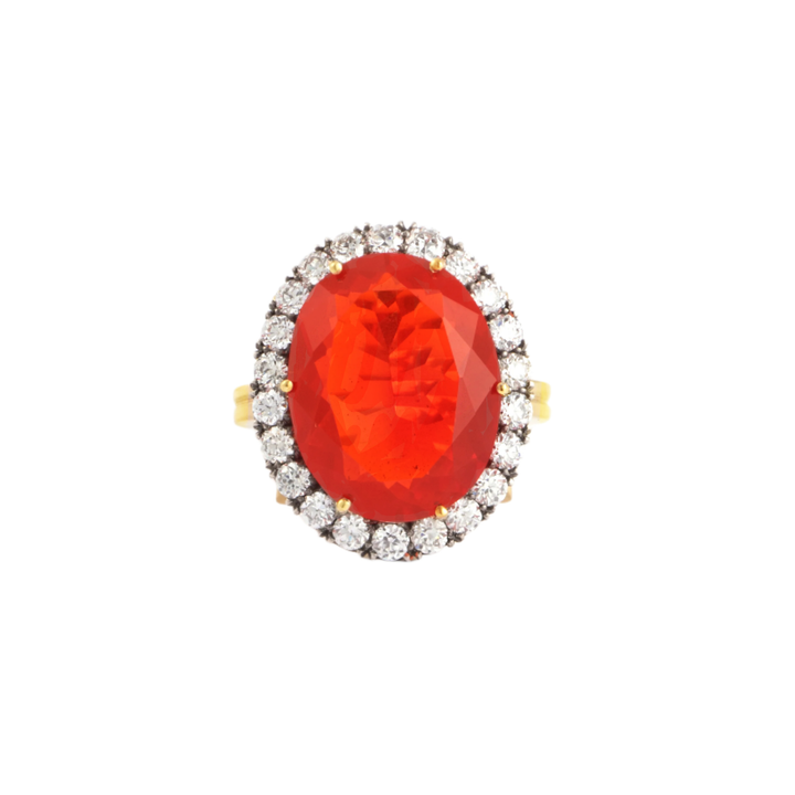 Fire Opal Ring